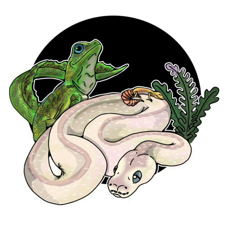 Рептилии и маркерами