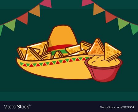 Начос Мексика шляпа