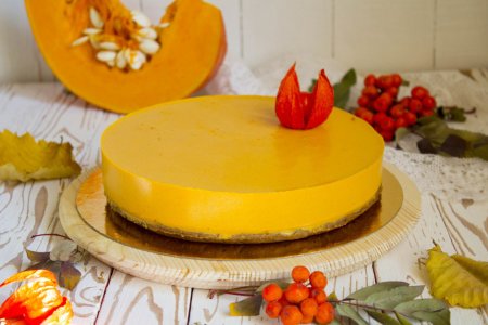 Апельсиново тыквенный чизкейк
