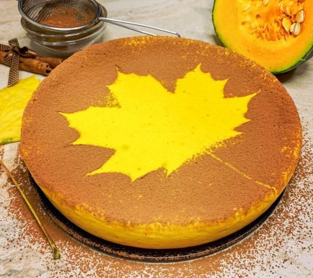 Чизкейк с тыквой и рикоттой