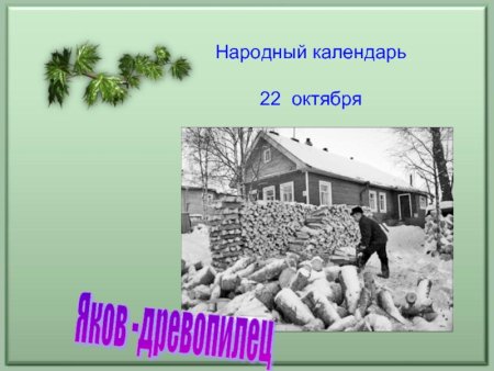 Яков Дровопилец 22 октября
