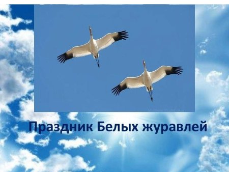 День белых журавлей