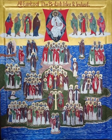 Икона собор всех святых в земле Российской просиявших