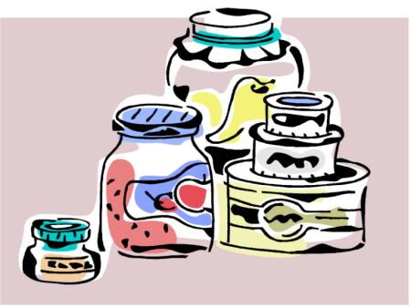 Трафареты баночки для консервов