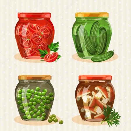 Банка соленья для детей