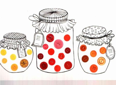 Баночки для аппликации