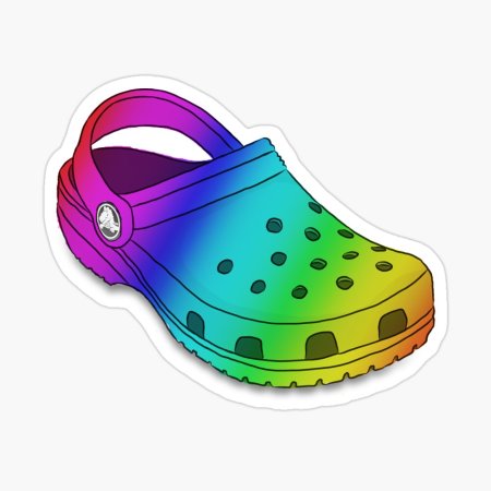 Кроксы раскраска