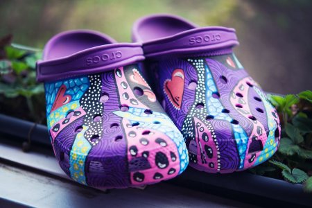 Разрисованные кроксы