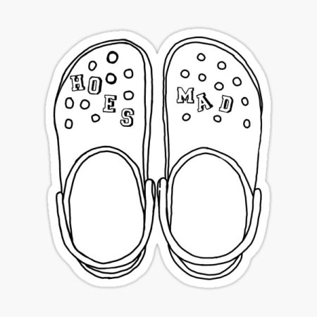 Кроксы раскраска