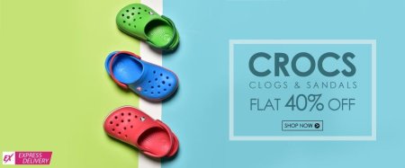 Crocs баннер