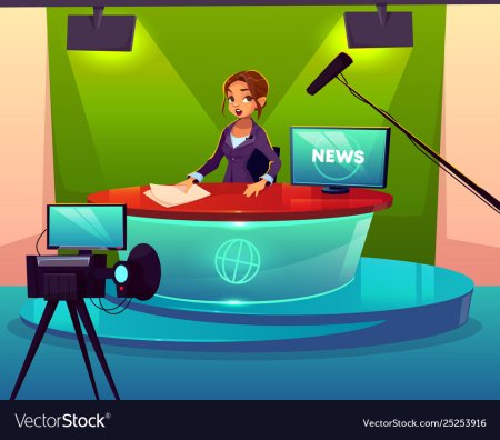 Рисунок студии телепередачи