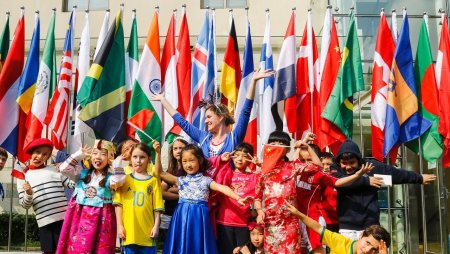 Празднование международного дня мира