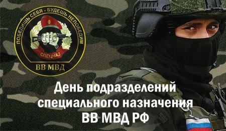 День подразделений специального назначения МВД РФ 29 августа