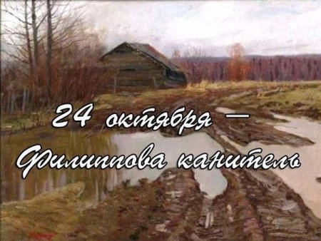 Филиппова канитель 24 октября