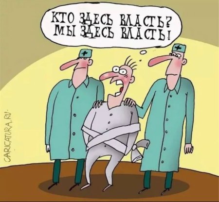 Дурдом карикатура