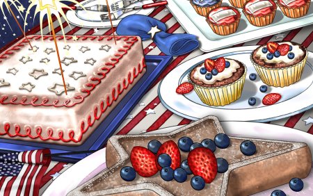 Празничныйстол рисунок