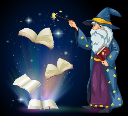 Волшебник с палочкой