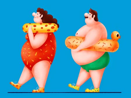 День Толстяк и толстухи