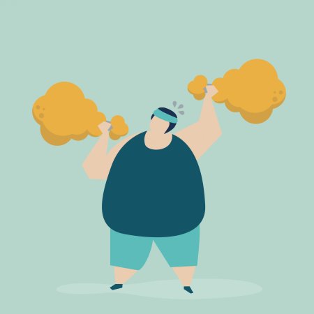 Фитнес и ожирение арт