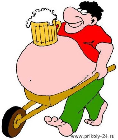 Толстый человек карикатура
