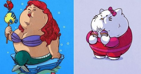 Смешные мультяшные герои