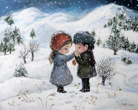 Ангелы грузинской художницы Нино Чакветадзе