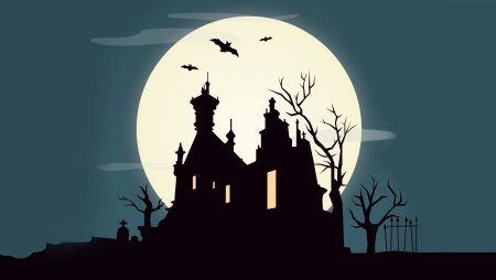 Кладбище силуэт