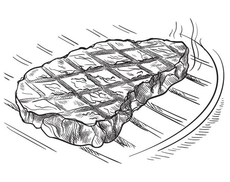 Стейк раскраска