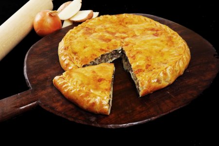 Даргинское чуду с картошкой и с мясом