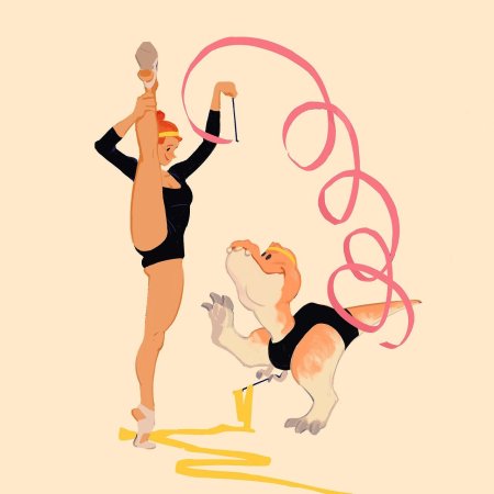 Смешные рисунки гимнасток