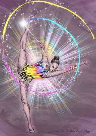 Картина гимнастка