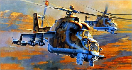 Вертолет mil mi 24 hind