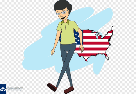 США человек мультяшный