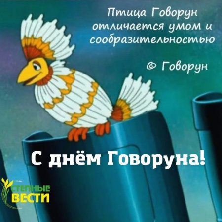 С днем рождения птица Говорун