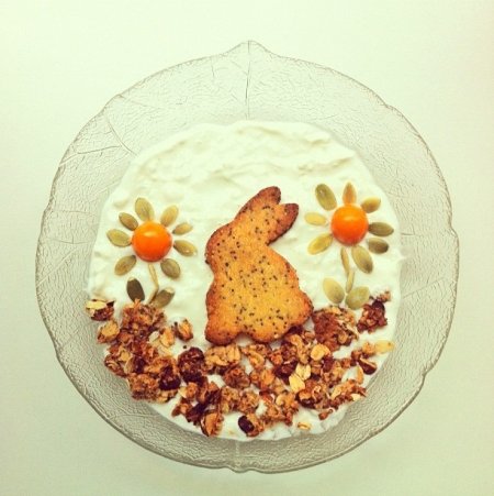 Украшение каши для детей