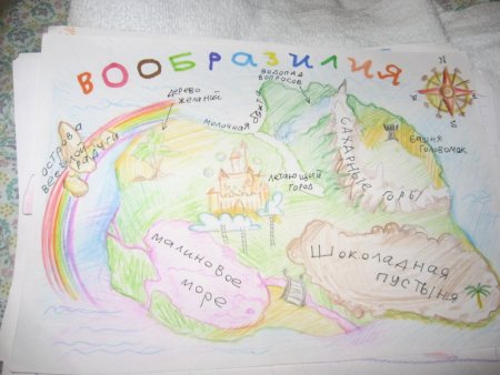 Нарисовать карту выдуманного государства