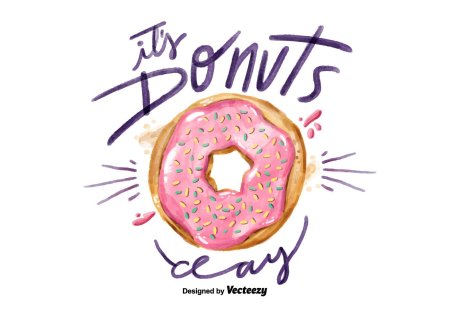 Donuts надпись