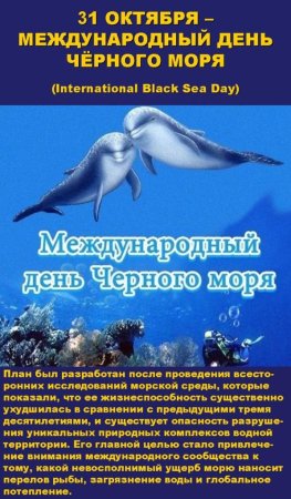 Международный день черного моря 31 октября