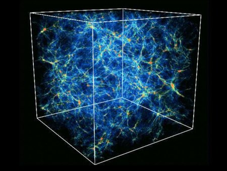 Крупномасштабная структура Вселенной компьютерная модель
