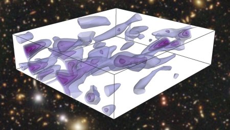 Карта темной материи во Вселенной