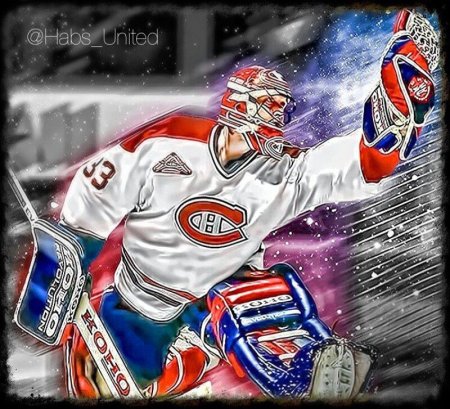 Хоккейный вратарь Монреаль Канадиенс