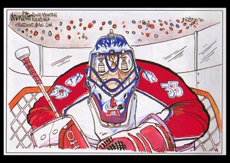 Карикатуры про хоккей с шайбой