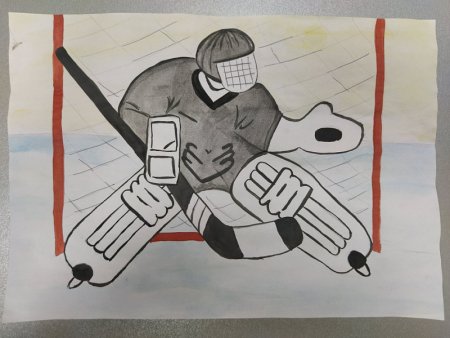 Идея для рисунка вратаря со смыслом