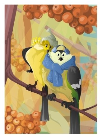 День красной рябины и прилетевших синиц 31 октября