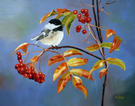 Andrew Kiss художник картины птицы