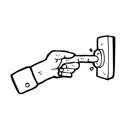 Дверной звонок раскраска