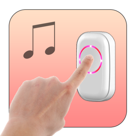 Наклейка дверной звонок