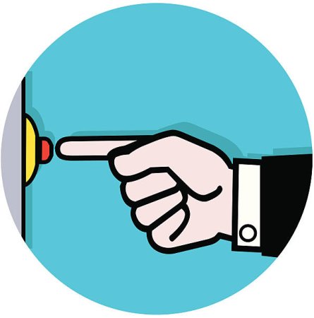 Указатель звонка на дверь