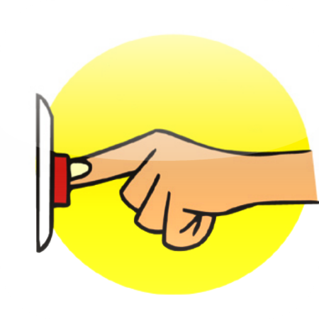 Звонок в дверь иллюстрация