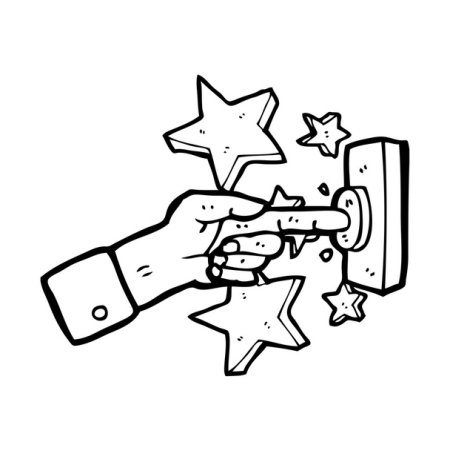 Cartoon звонок дверной